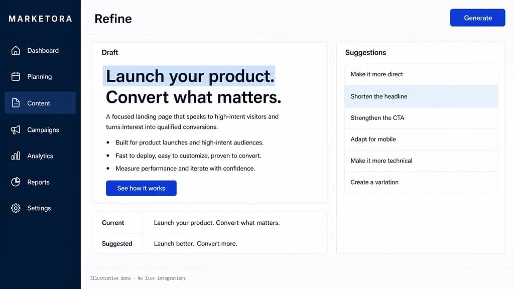 Ai content refine